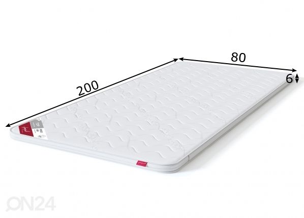 Sleepwell petauspatja TOP Profiled foam 80x200 cm mitat