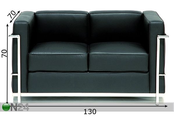 Sohva, 2-ist LOFTY mitat
