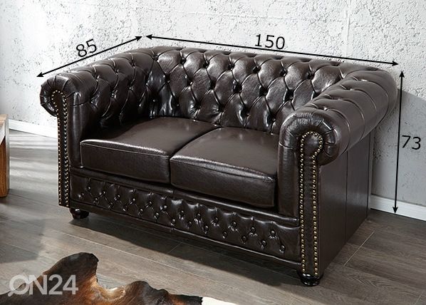 Sohva Chesterfield mitat