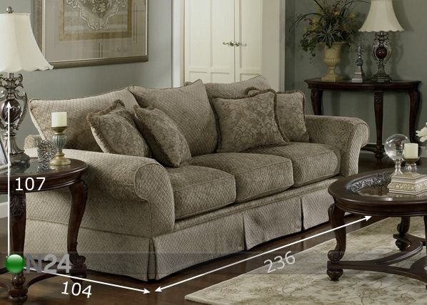 Sohva REGAL CHAMPAGNE, 3 -ist mitat