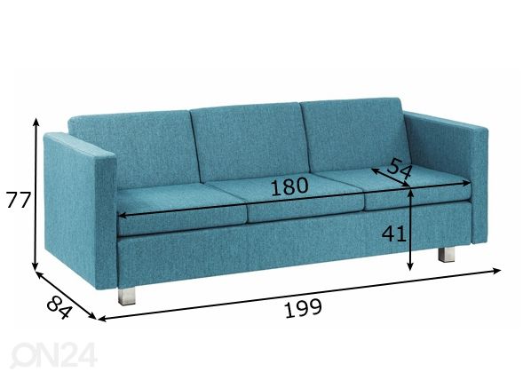 Sohva Soprano mitat