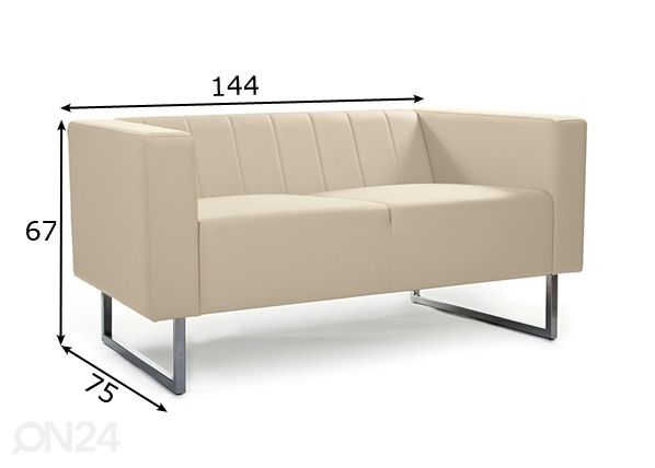 Sohva Venta 2-ist mitat