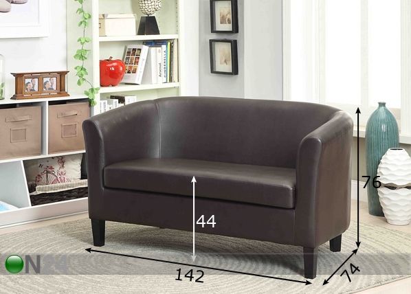 Sohva WAVY, 2-ist mitat