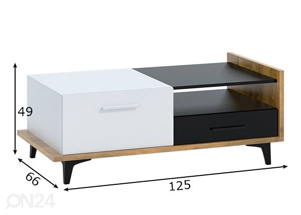 Sohvapöytä mitat