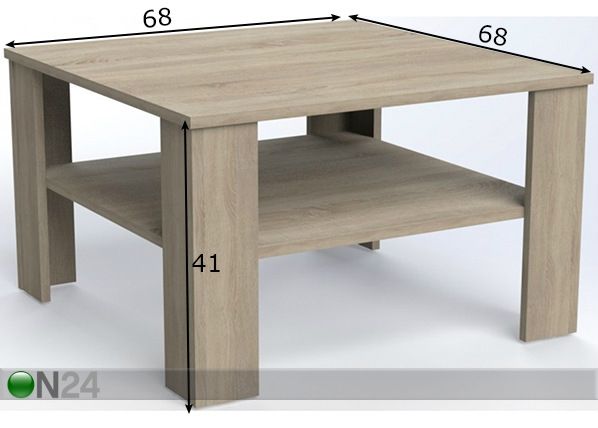 Sohvapöytä mitat