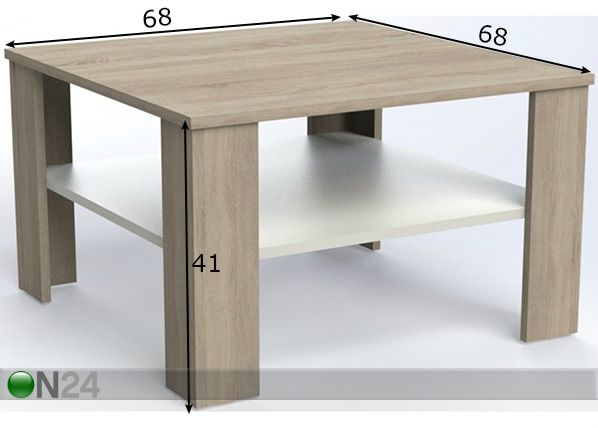 Sohvapöytä mitat