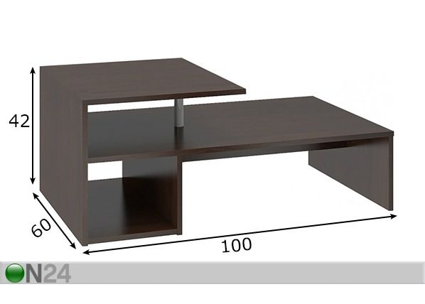 Sohvapöytä mitat