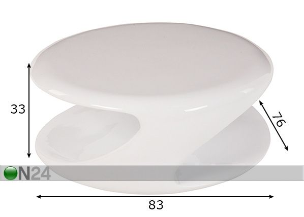 Sohvapöytä mitat