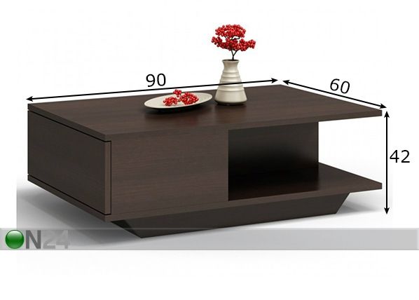 Sohvapöytä mitat