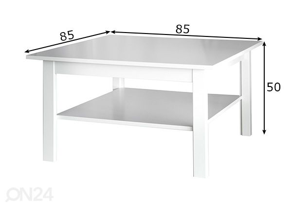 Sohvapöytä mitat