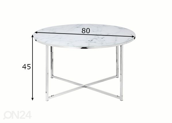Sohvapöytä mitat