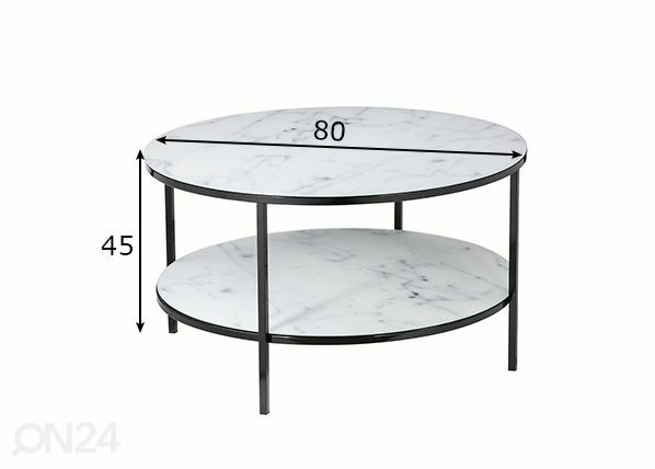 Sohvapöytä mitat