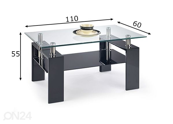 Sohvapöytä mitat