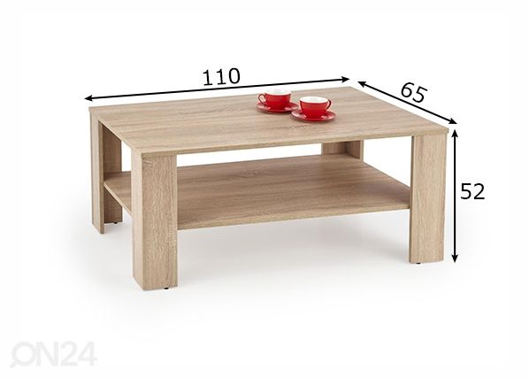 Sohvapöytä mitat