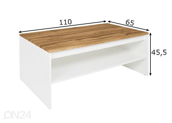Sohvapöytä mitat