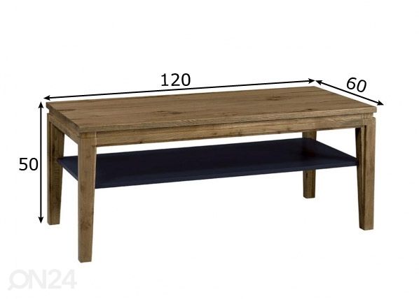 Sohvapöytä mitat