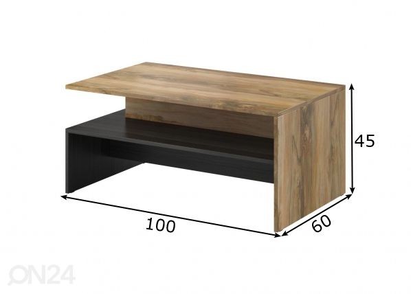 Sohvapöytä mitat