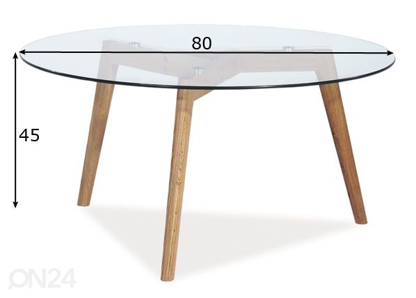 Sohvapöytä mitat