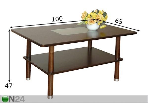 Sohvapöytä ANDVAR 100 mitat