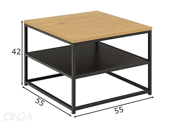 Sohvapöytä Bill mitat