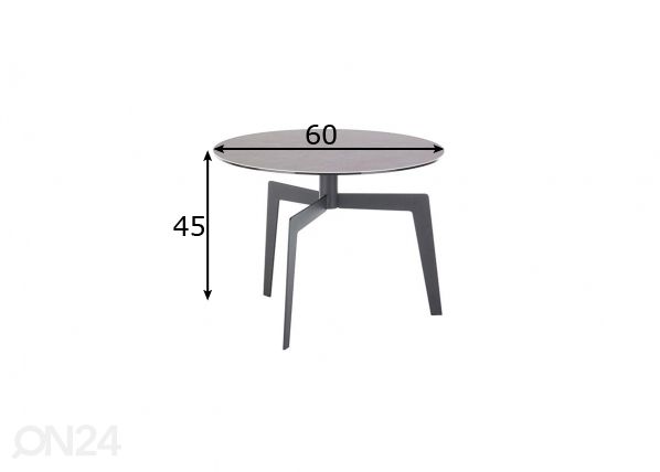 Sohvapöytä Buena Vista keraamisella levyllä mitat