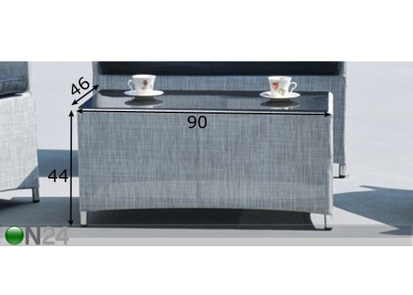 Sohvapöytä COSY mitat