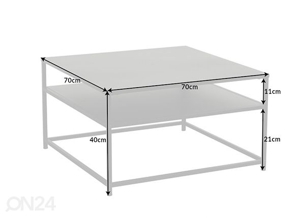 Sohvapöytä Dura mitat