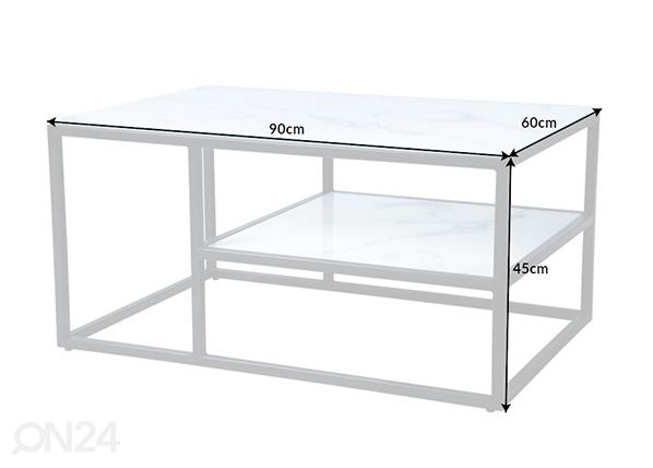 Sohvapöytä Elegance mitat