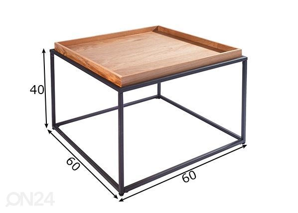 Sohvapöytä Elements mitat