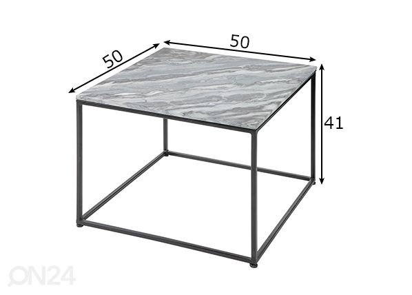 Sohvapöytä Elements mitat