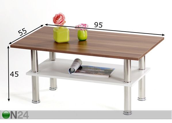 Sohvapöytä JURI mitat