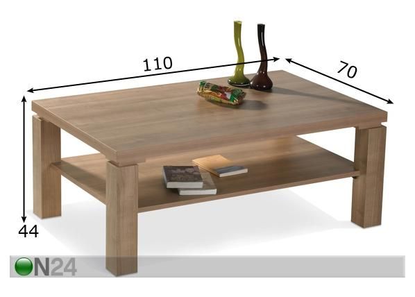 Sohvapöytä LENNOX mitat