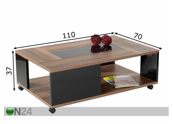 Sohvapöytä LEONA 11 mitat