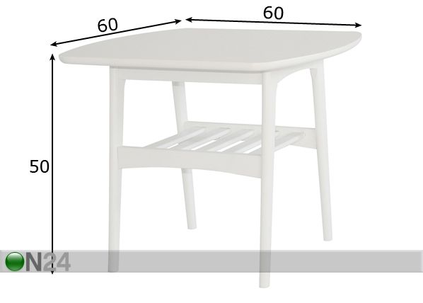 Sohvapöytä MAJA mitat