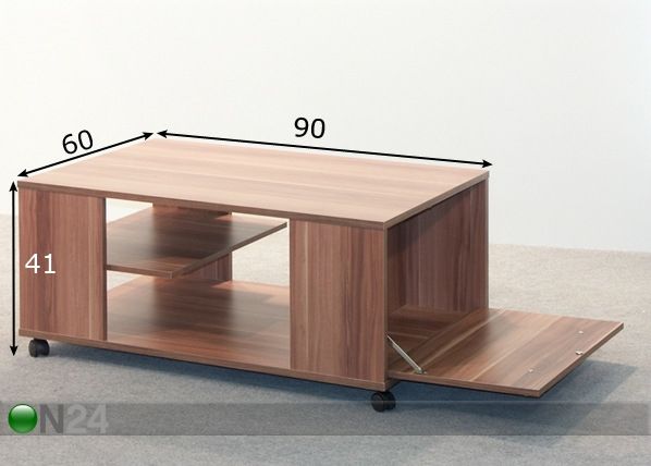 Sohvapöytä MANHATTAN mitat