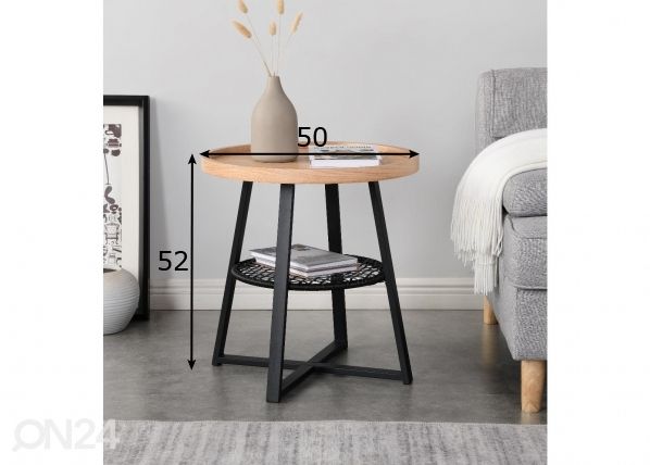 Sohvapöytä Mode Ø 50 cm mitat