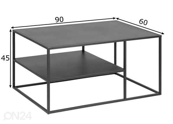 Sohvapöytä Newton mitat