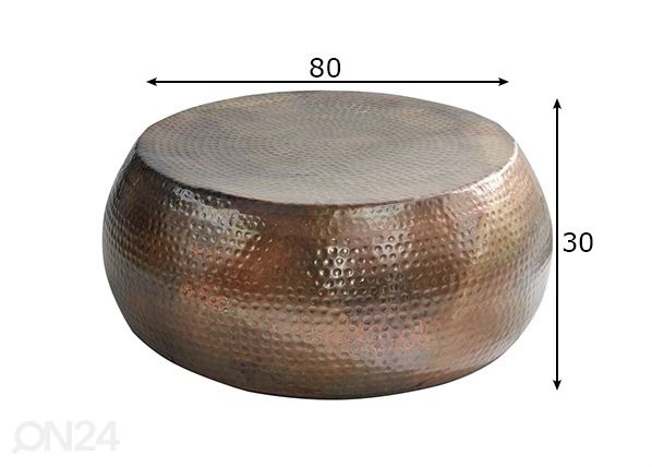 Sohvapöytä Orient mitat