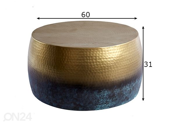 Sohvapöytä Orient III mitat
