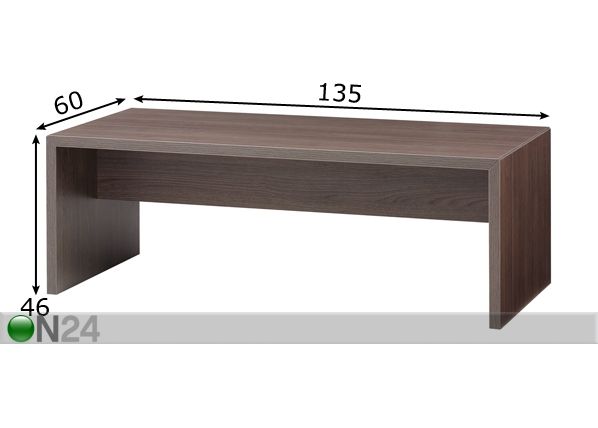 Sohvapöytä QUADRA mitat