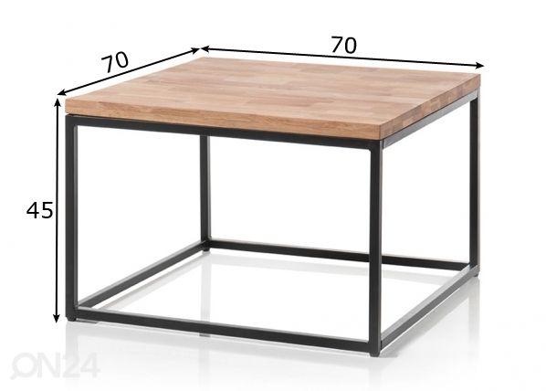 Sohvapöytä Sakura mitat