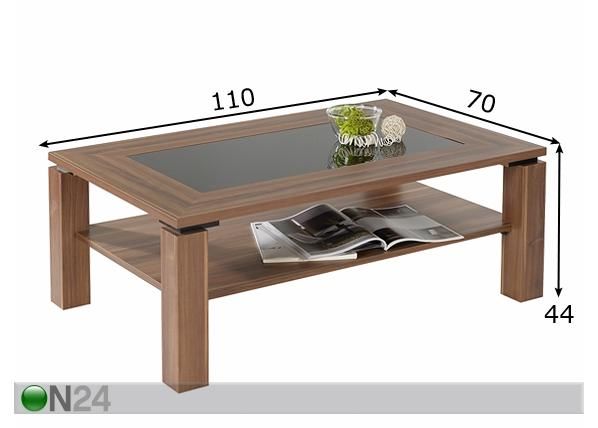 Sohvapöytä SARA 05 mitat