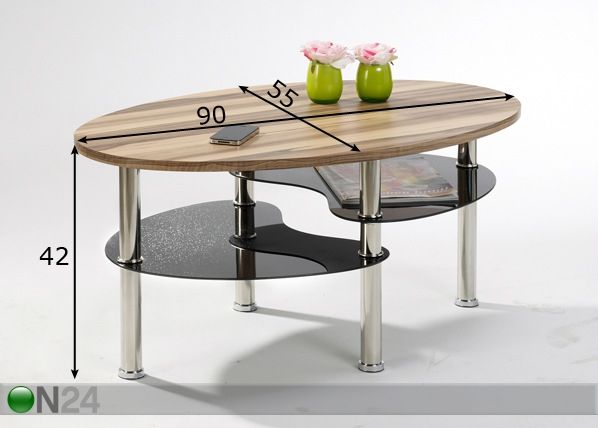 Sohvapöytä SHILA mitat