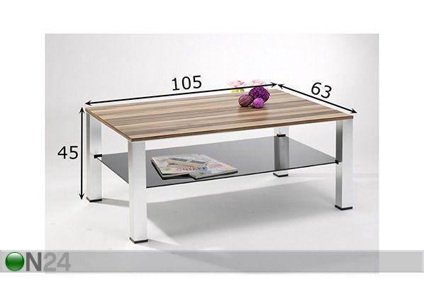 Sohvapöytä SOPHIE mitat