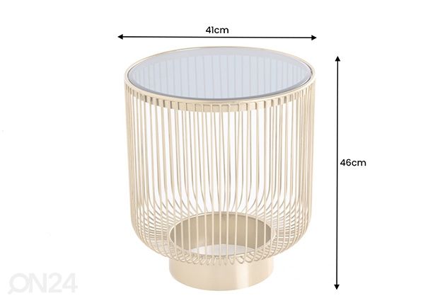 Sohvapöytä Variation Ø 41 cm mitat