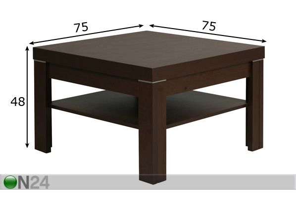 Sohvapöytä VENTI mitat