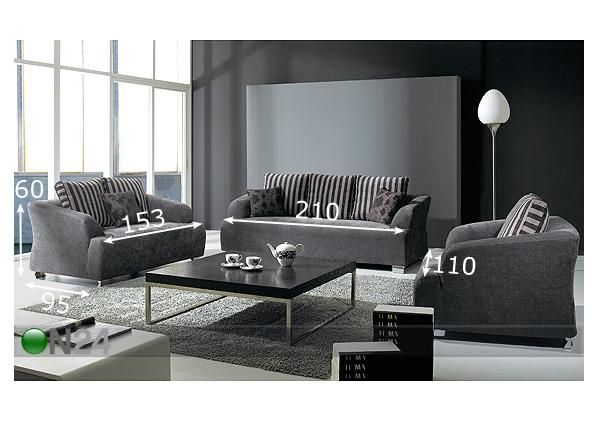 Sohvaryhmä 3+2+1 mitat