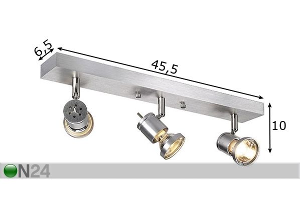 Spottivalaisin ASTO III mitat