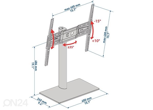 Stand 400 Meliconi mitat