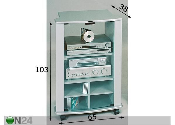 Stereoteline KAYMAN, maxi mitat